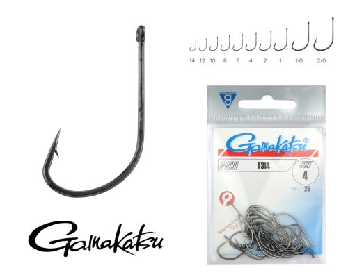 Gamakatsu F-314/012 horog 25 db / csomag