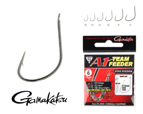 Gamakatsu A1 Team Feeder Fine 6-os horog 15 db/csomag
