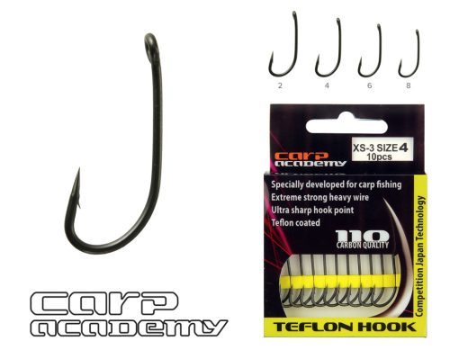 Teflon Horog XS-3 2-es 10 db/csomag