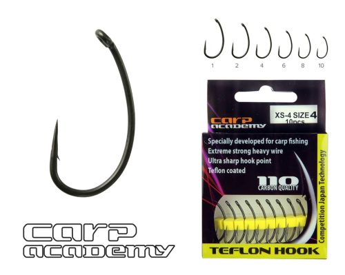 Teflon Horog XS-4 6-os 10 db/csomag