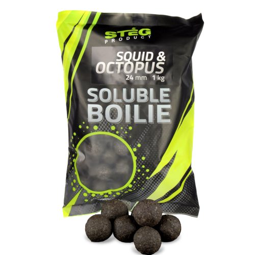 Stég Product Soluble Bojli 24mm Squid & Octopus 1kg